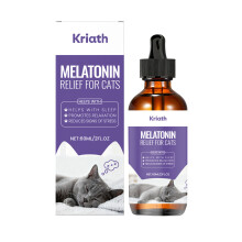 (60ml) Kriath Cat Sleep Drops are gentle, caring and convenient for feeding, helping to adjust your pet’s sleep rhythm and stabilize it.