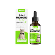 (60ml) Kriath Cat 3-in-1 Probiotic Drops support intestinal balance, are comfortable and easy to absorb, and are convenient for daily supplementation