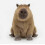 Peluche a forma di capibara per bambini, 40 cm, 2025 2
