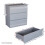Vida Designs (Grey) Glinton Modern 3 Drawer Chest Bedroom Home Storage 4