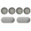 Vacuum Dust Filter Set Compatible with  P30 E204 Vacuum Cleaner Replacement Vacuum Filter Parts 1