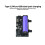 Breadboard Power Supply Module, Dual Output Charging Board with Power Indicator,Anti Sleep Design for DIY Electronic 4