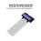 Breadboard Power Supply Module, Dual Output Charging Board with Power Indicator,Anti Sleep Design for DIY Electronic 6