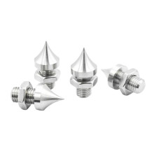 4PCS Stainless Steel Speaker Spikes M12 Shockproof HiFi Speaker Spike Speaker Isolation Feet for CD Player B