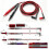 Multimeter Test Leads with 4mm Plug, Rotatable Probe Tips High Voltage Double Insulated Silicone Test Probes 2