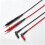 Multimeter Test Leads with 4mm Plug, Rotatable Probe Tips High Voltage Double Insulated Silicone Test Probes 4