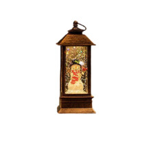 Decorazioni regalo natalizie, piccole luci notturne, alberi di Natale, ornamenti da tavolo in cristallo