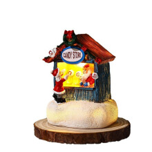 Toyland Mini Village beleuchtete Weihnachtsszene
