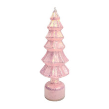 Decorazione da scrivania a forma di albero di Natale luminoso color caramella, decorazione per creare un'atmosfera natalizia.