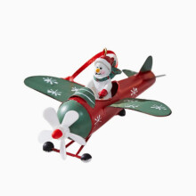 Forniture per decorazioni natalizie Ciondolo creativo in ferro per albero di Natale Ciondolo a forma di Babbo Natale e alce