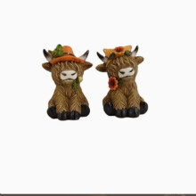 Adornos artesanales de resina de yak, animales simulados, decoraciones de Pascua, decoración del hogar