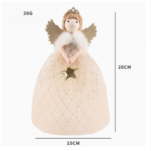 Niedliche Engel-Puppe, Christbaumschmuck, Engel-Baumspitzenstern 1