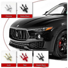 Emblema (negro mate) para la parrilla delantera del Maserati Quattroporte Q4