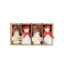 Christmas Tree, Santa Claus, Snowman, Wool Felt Pendant, Cute Doll, Doll Set, Box Accessories, Christmas Decoration