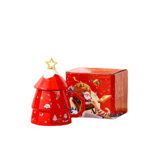 Set regalo di tazze natalizie, set regalo di tazze in ceramica natalizie