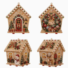 Nuovo ornamento natalizio a forma di locomotiva, musica luminosa, neve che cade, carillon, sfera di cristallo, regalo di Natale, r