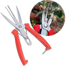 Stainless Forge Apple Tree Pear Scissors Double Mouth Agricultural Tools Flower Thinning Fruit Pruner [JKW]