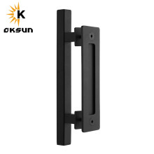 Sliding door handle, carbon steel, powder coated, pull handle, for barn garage various door mounting accessories doors square Material