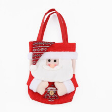 Vánoční pletená dárková taška kreslený roztomilý šátek sněhulák stařec vánoční dekorace cukroví taška
