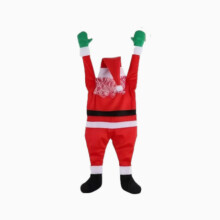 Santa Claus žebřík dekorace přívěsek okno displej dekorace dárek Santa Claus žebřík