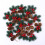 Weihnachtsdekorationssimulation Weihnachtsbaum mit roten Tannenzapfen 4