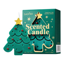 Aromatherapie-Kerzen in Weihnachtsbaumform, für festliche Anlässe, mit besonders lang anhaltendem Duft