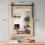Homcom HOMCOM Farmhouse Rectangle Mirror, 110 x 66 cm, White Oak 3