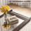 Homcom HOMCOM Farmhouse Rectangle Mirror, 86.5 x 61 cm, Dark Brown 6