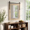 Homcom HOMCOM Farmhouse Rectangle Mirror, 86.5 x 61 cm, White Oak 1