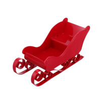 Trineo navideño, carrito de regalos, trineo de plástico, trineo de esquí de invierno