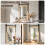 Homcom HOMCOM Farmhouse Rectangle Mirror, 110 x 66 cm, White Oak 4