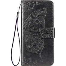 Phone wallet case, for 6.6 inch smartphone, leather, butterfly flower embossed, card slots kickstand 5G Protective Cover Compatibility