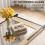 Homcom HOMCOM Farmhouse Rectangle Mirror, 110 x 66 cm, White Oak 6
