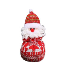 Weihnachtsgeschenktüte für Kinder, Süßigkeitentüte für Heiligabend, Geschenktüte, gestrickte Apfeltüte
