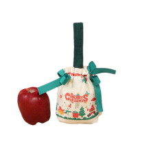 Weihnachtsmann-Geschenk, Apfelverpackung, Handbeutel, Segeltasche, beliebter Weihnachtsgeschenkbeutel mit Kordelzug