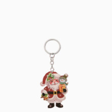 Weihnachts-Schlüsselanhänger aus Acryl, 2D-Design, ideal für die Weihnachtsfeier, Rucksack-Schlüsselanhänger