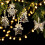 Christmas tree decoration pendant creative tinplate pentagram snowflake pendant 5