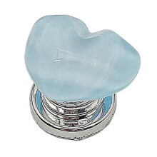 Hartvormige toiletdrukknop voor lange nagels - Gemakkelijke sticker met zelfklevende achterkant E0G6