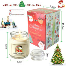 Weihnachtliches Aromatherapie-Kerzenset – Duftkerze für stimmungsvolle Atmosphäre – Geschenkidee