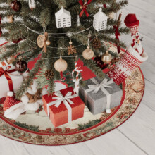Weihnachtsbaumdecken zum Basteln, Weihnachtsdekorationen, Baumumrandungen, bedruckte Ornamente von Amazon