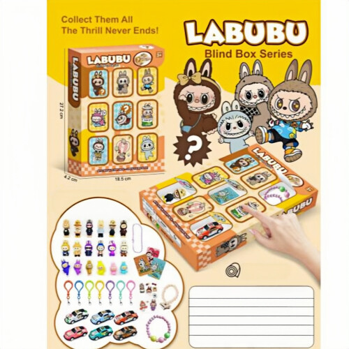Kerstcadeau Labubu blind box grotmuziek