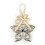 Christmas tree decoration pendant creative tinplate pentagram snowflake pendant 1