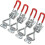 4 Pack Metal Adjustable & Quick-Release Toggle Latch compatible with Tool Boxes and Trunks 1