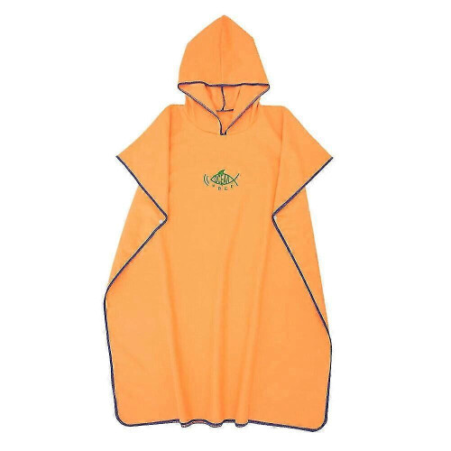 Poncho de plage, peignoir à capuche à séchage rapide, serviette de bain