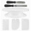 Cake Decorating Tools Set with Rotating Turntable and Scrapers for Easy Use White 1