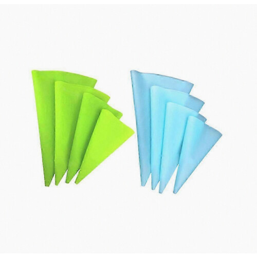 Cake Decorating Bag Silicone Piping Bags for Cake Decorating Use 8Pcs Pack