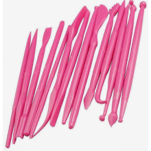 14 Pcs Cake Carving Kit Fondant Sugar Flower Sculpture Group Shaping Baking DIY Mold Rosy