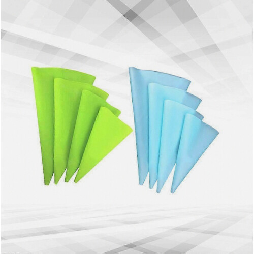Cake Decorating Bag Silicone Piping Bags for Cake Decorating Use 8Pcs Pack 1