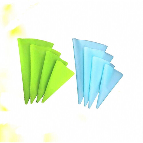 Cake Decorating Bag Silicone Piping Bags for Cake Decorating Use 8Pcs Pack 2