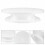 Cake Decorating Tools Set with Rotating Turntable and Scrapers for Easy Use White 3